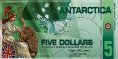 $5 Antartici (31-3-2008): Fronte