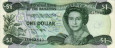 $1 delle Bahamas (1974/ND[1984]): Fronte