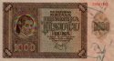 Croatian 1,000 Kuna (26-5-1941): Front