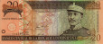 20 Pesos d'Oro Dominicani (2002): Fronte