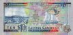 $10 di Antigua & Barbuda degli Stati Caraibici Orientali ND(1993): Retro