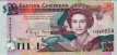$20 di Antigua & Barbuda degli Stati Caraibici Orientali ND(1993): Fronte