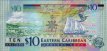 East Caribbean States: St. Kitts & Nevis' $10 ND(2003): Reverse