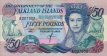 Isole Falkland £50 (1-7-1990): Fronte