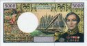 French Oversea's 5,000 Francs ND(2002): Reverse