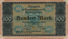 Memel's 100 Mark (22-2-1922): Front