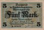 Memel's 5 Mark (22-2-1922): Front