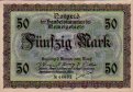 Memel's 50 Mark (22-2-1922): Front