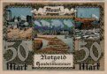 Memel's 50 Mark (22-2-1922): Reverse