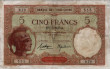 New Caledonia's 5 Francs ND(1926): Fronte