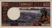 New Hebrides' 100 Francs ND(1972): Front