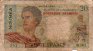 New Hebrides' 20 Francs ND(1941-45): Front