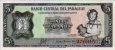 5 Guaraníes Paraguayani (25-3-1952/ND[1963]): Fronte