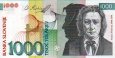 Slovenian 1,000 Tolarjev (1-6-1993): Front