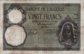 Tunisian 20 Francs (29-4-1941): Front