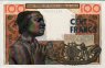 West African States\' 100 Francs ND(1959): Reverse