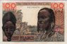 Beninese 100 Francs (2-3-1965): Front