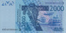 Malian 2,000 Francs (2003): Front