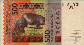 Senegalese 500 Francs (2012): Reverse