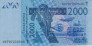 Togolese 2,000 Francs (2003): Front