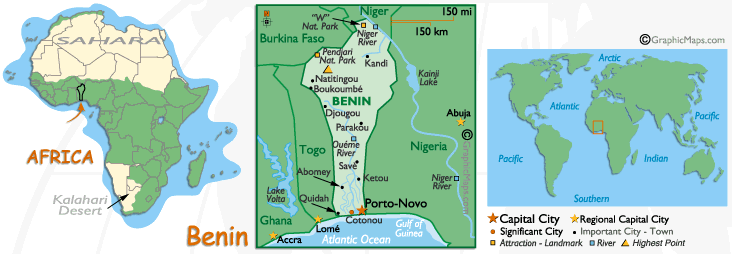 Benin's Map