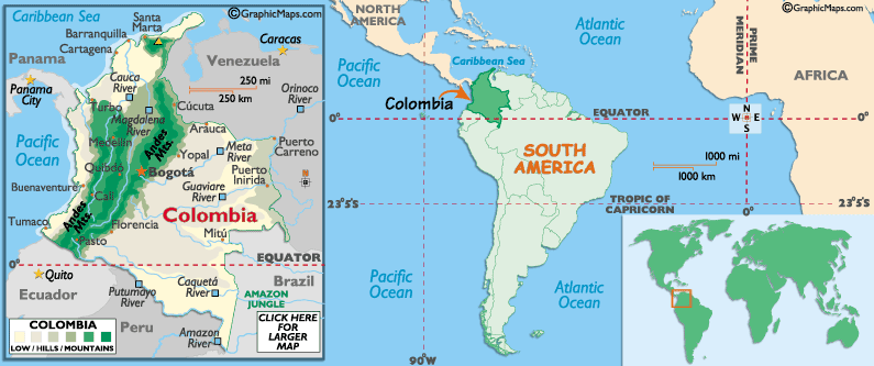 Colombia's Map