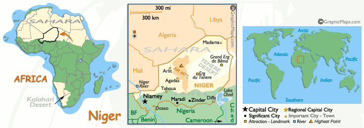 Niger's Map