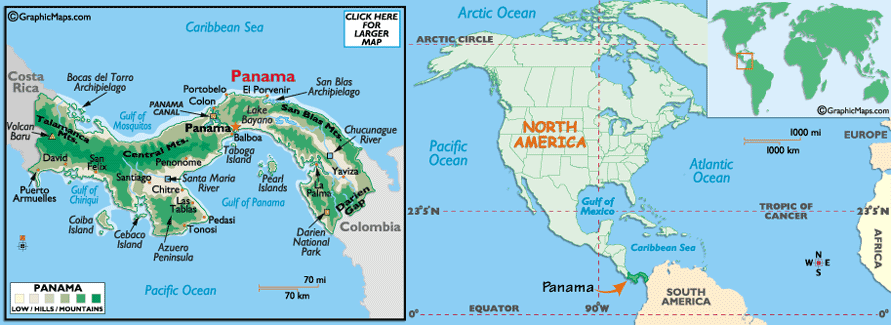 Panama's Map