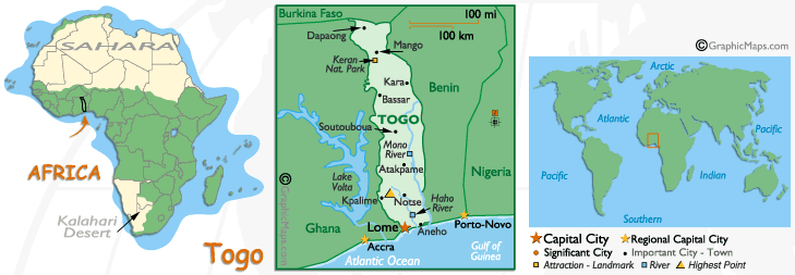 Togo's Map